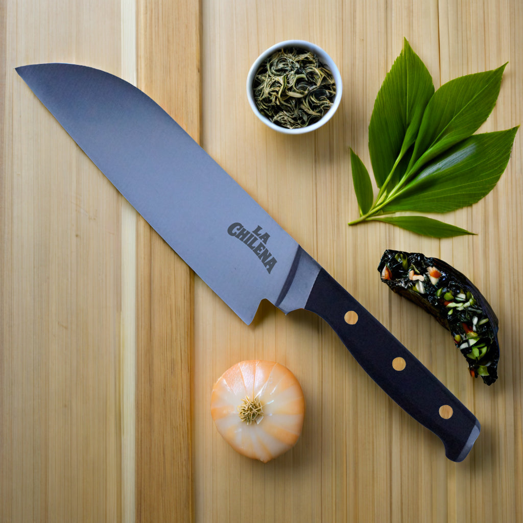 Santoku La Chilena - Cuchillo de 30 cm - Colección | La Chilena